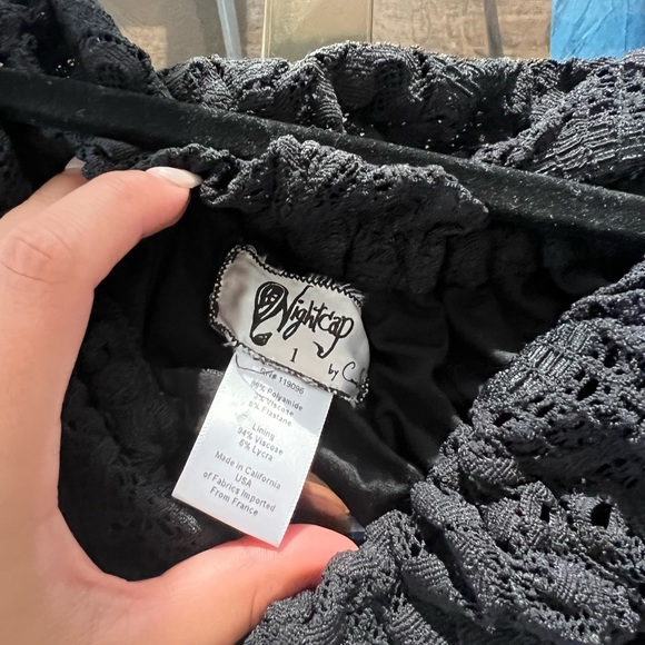 Nightcap Positano Jumpsuit Black Lace Size 1 XXS XS S Revolve Shopbop - Picture 9 of 10